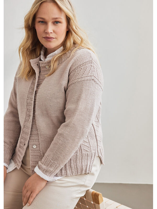 Lana Grossa CARDIGAN Cool Wool Big - Stickmönster (DK)