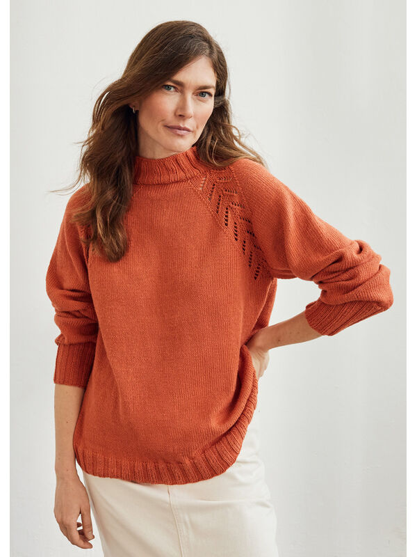 Lana Grossa PULLOVER Cool Wool Seta - Stickmönster (NO)