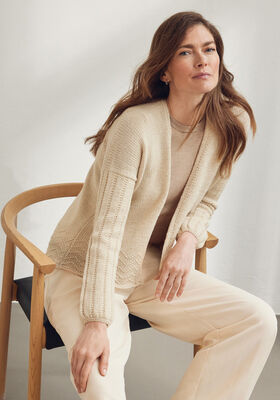 CARDIGAN Cool Wool Big - Stickmönster (DK) från Lana Grossa