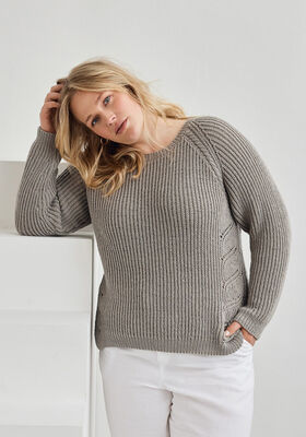 RAGLANPULLOVER Cool Wool - Stickmönster (DK) från Lana Grossa