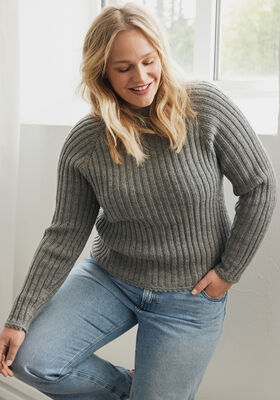 RAGLANPULLOVER Merino Uno - Stickmönster (DK) från Lana Grossa