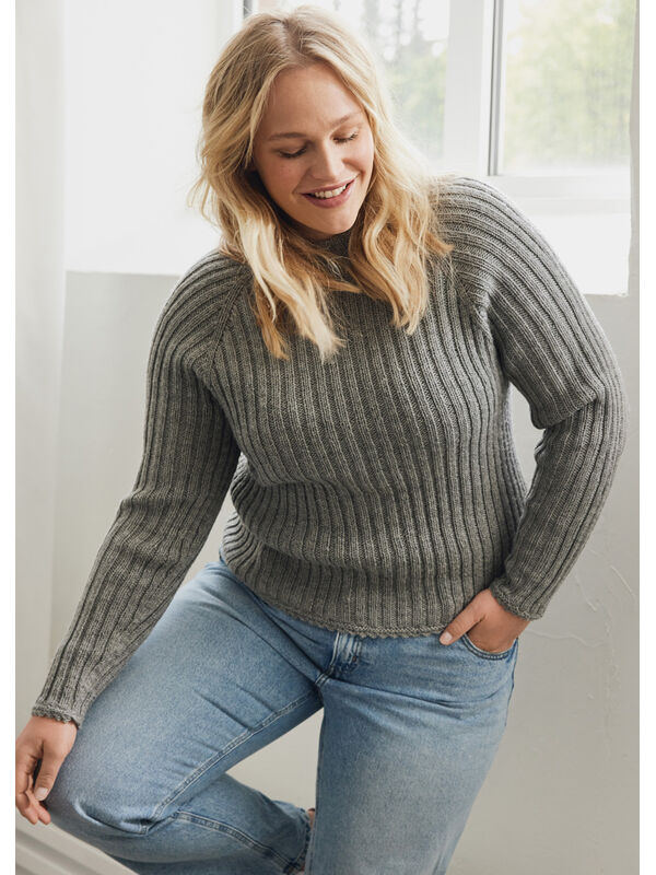 Lana Grossa RAGLANPULLOVER Merino Uno - Stickmönster (DK)