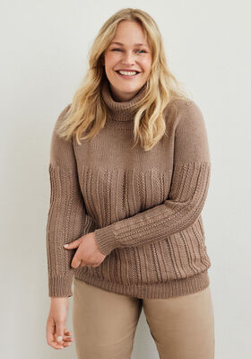 PULLOVER (DAM) Cool Wool Big - Stickmönster (DK) från Lana Grossa