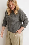 Lana Grossa PULLOVER Landlust Soft Tweed 180 - Stickmönster (DK)