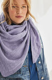 Lana Grossa TREKANTSSJAL Cool Wool Lace - Stickmönster (DK)