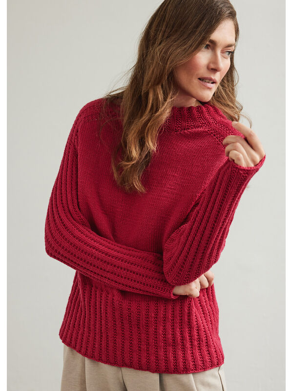 Lana Grossa PULLOVER Cool Wool Big - Stickmönster (DK)