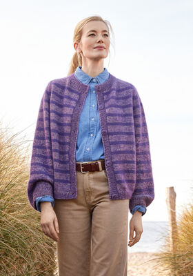 TOP DOWN JACKA Merino Superiore & Silkhair från Lana Grossa