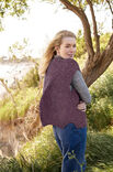 Lana Grossa VÄST I HALVPATENT Cool Wool Vintage