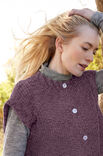 Lana Grossa VÄST I HALVPATENT Cool Wool Vintage