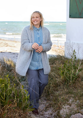 JACKA Cool Wool Lace & Silkhair från Lana Grossa