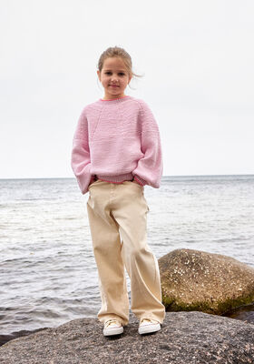 TOP-DOWN BARNPULLOVER Cool Wool Big från Lana Grossa