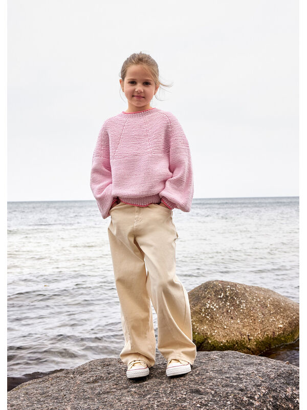 Lana Grossa TOP-DOWN BARNPULLOVER Cool Wool Big