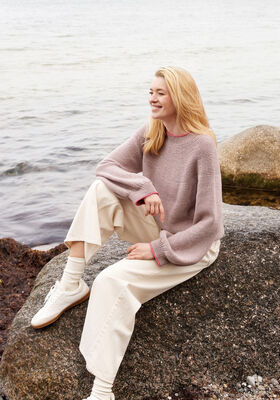TOP DOWN PULLOVER Cool Wool Big från Lana Grossa