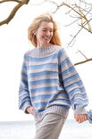Lana Grossa TOP-DOWN PULLOVER Cool Wool Big Mélange