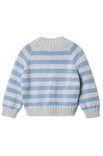 Lana Grossa TOP-DOWN BARNPULLOVER Cool Wool Big Mélange