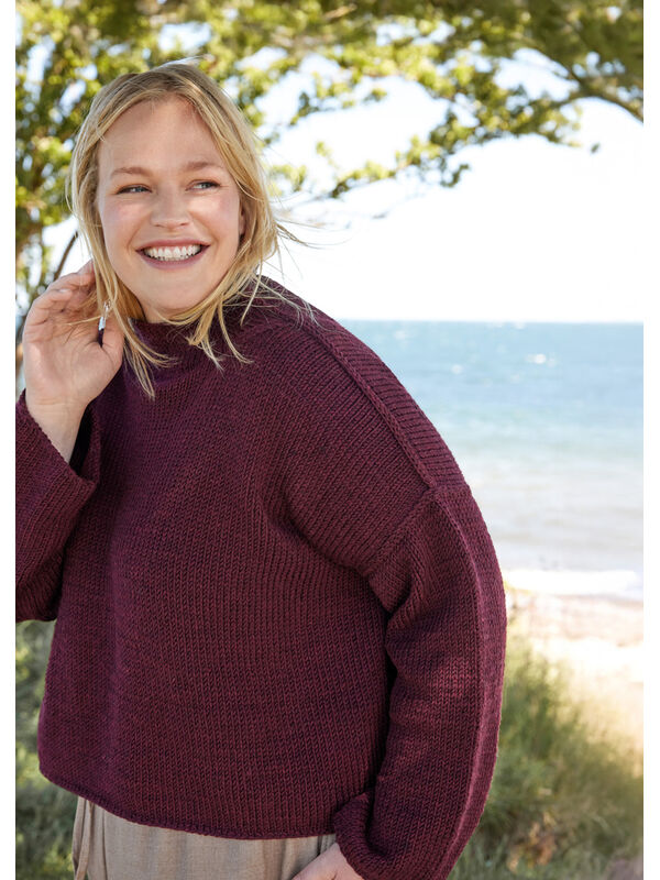 Lana Grossa OVERSIZED PULLOVER Cool Wool Superbig Mélange