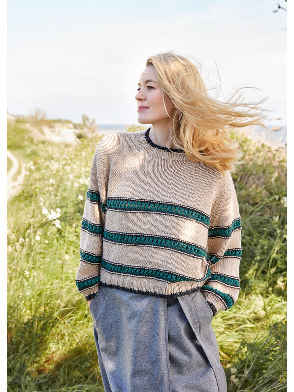 Lana Grossa OVERSIZED PULLOVER Cool Wool Superbig Mélange
