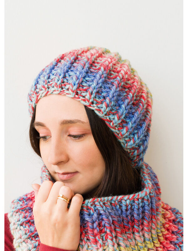 Lana Grossa MÖSSA Merino Twister - Stickbeskrivning (SE)