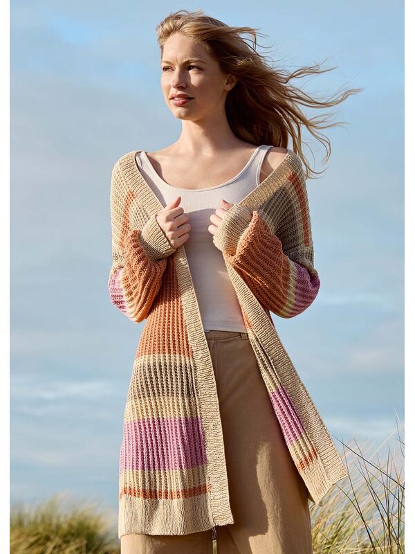 Lana Grossa LÅNG CARDIGAN - Stickmönster (NO)