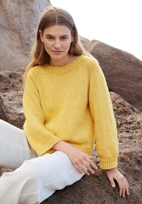 RAGLANPULLOVER Summer Softness - Stickmönster (NO) från Lana Grossa
