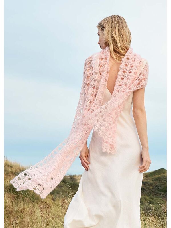 Lana Grossa SCARF Silkhair - Stickmönster (NO)