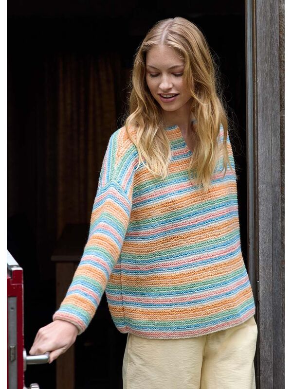 Lana Grossa PULLOVER Soffio - Stickmönster (NO)