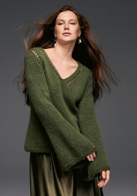 V-PULLOVER Chapeau från Lana Grossa