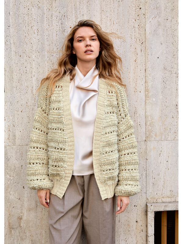 Lana Grossa JACKA I GARNMIX Alta Moda Alpaca, Orsetto & Chiaro
