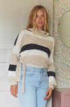 Lana Grossa PULLOVER Natural Alpaca Lungo - Stickmönster (DK)