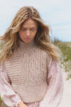 Lana Grossa SLIPOVER Natural Alpaca Pelo - Stickmönster (DK)