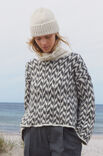 Lana Grossa JAQUARD-PULLOVER Natural Alpaca Pelo - Stickmönster (DK)