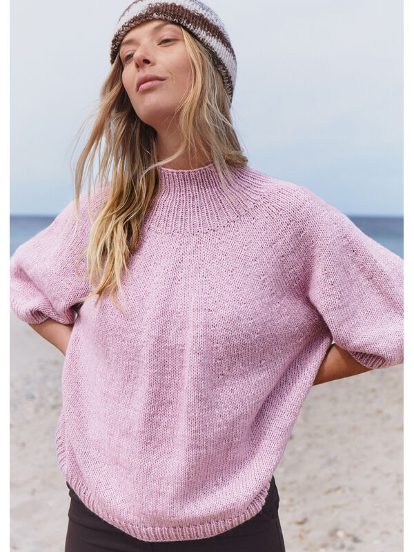 Lana Grossa TOP-DOWN TURTLENECK PULLOVER Ecopuno - Stickmönster (DK)