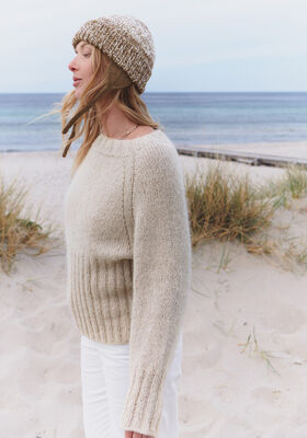 TOP-DOWN RAGLANPULLOVER Setasuri - Stickmönster (DK) från Lana Grossa