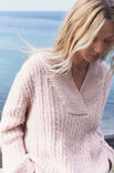 Lana Grossa TOP-DOWN PULLOVER Natural Alpaca Pelo - Stickmönster (DK)