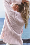 Lana Grossa TOP-DOWN PULLOVER Natural Alpaca Pelo - Stickmönster (DK)