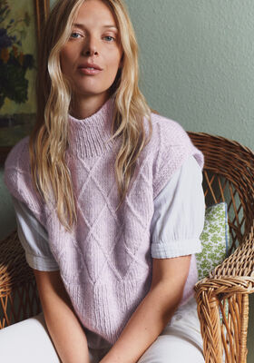 SLIPOVER Natural Alpaca Pelo - Stickmönster (DK) från Lana Grossa