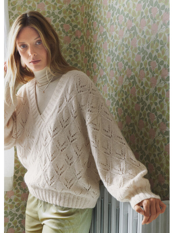 Lana Grossa AJOURPULLOVER Ecopuno & Setasuri - Stickmönster (DK)