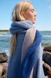 Lana Grossa DIAGONAL SJAL Natural Superkid Tweed - Stickmönster (NO)
