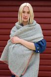 Lana Grossa VIRKAD SJAL Natural Superkid Tweed & Silkhair - Virkmönster (SE)