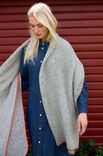 Lana Grossa VIRKAD SJAL Natural Superkid Tweed & Silkhair - Virkmönster (SE)