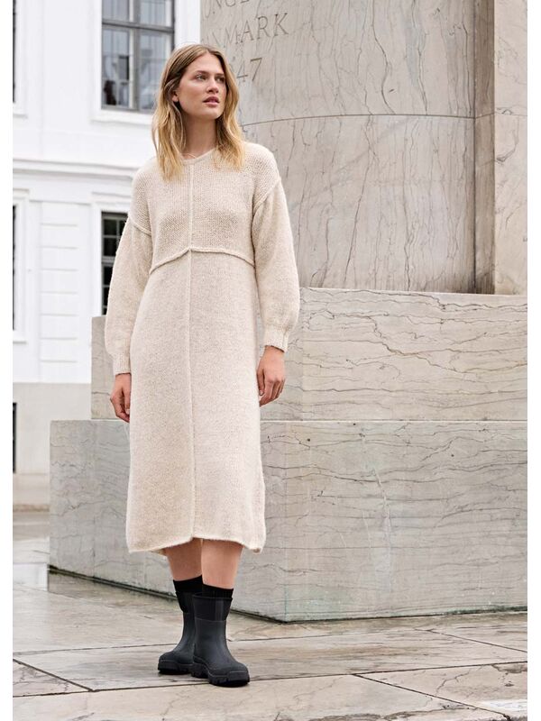 Lana Grossa KLÄNNING Natural Alpaca Pelo - Stickmönster (NO)