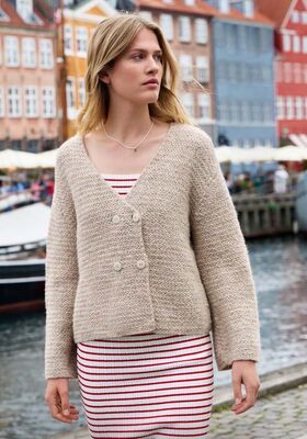 JACKA Natural Alpaca Pelo - Stickmönster (NO) från Lana Grossa