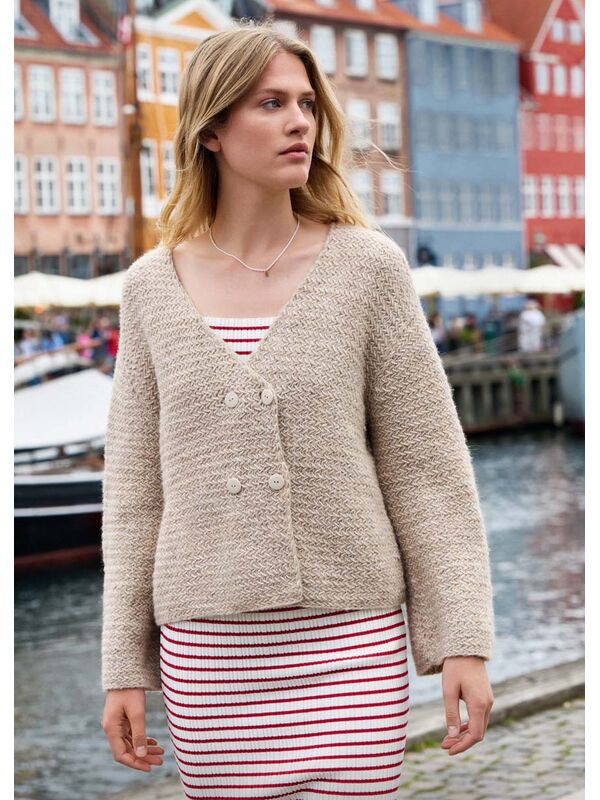 Lana Grossa JACKA Natural Alpaca Pelo - Stickmönster (NO)