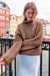 Lana Grossa PULLOVER Natural Alpaca Pelo - Stickmönster (SE)