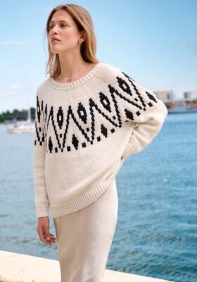 NORSK PULLOVER Alta Moda Alpaca - Stickmönster (NO) från Lana Grossa