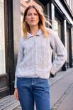 Lana Grossa TOP-DOWN-CARDIGAN Ecopuno & Silkhair - Stickmönster (NO)