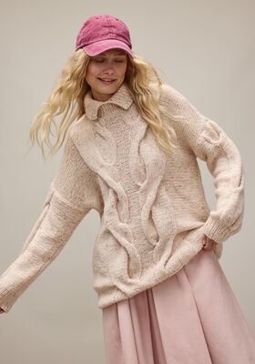 SWEATER Ecopuno & Natural Superkid Tweed från Lana Grossa