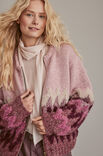 Lana Grossa JACQUARD-JACKA Natural Alpaca Pelo, Silkhair & Orsetto