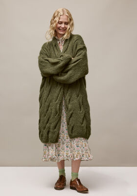 OVERSIZED-CARDIGAN Mohair di Gio från Lana Grossa