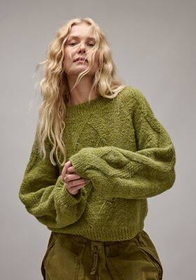 RAGLAN-PULLOVER Nebbia från Lana Grossa